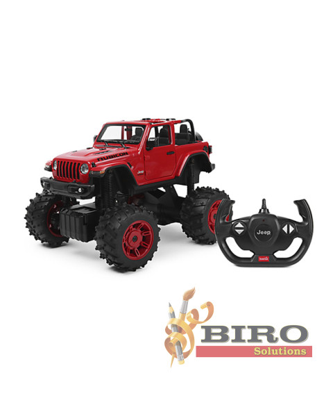RS Masina cu telecomanda RASTAR 1:14 JEEP Wrangler JL with Big foot design, rosie